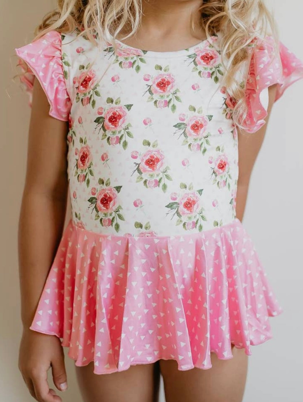 Rose Pink Skirted Leotard