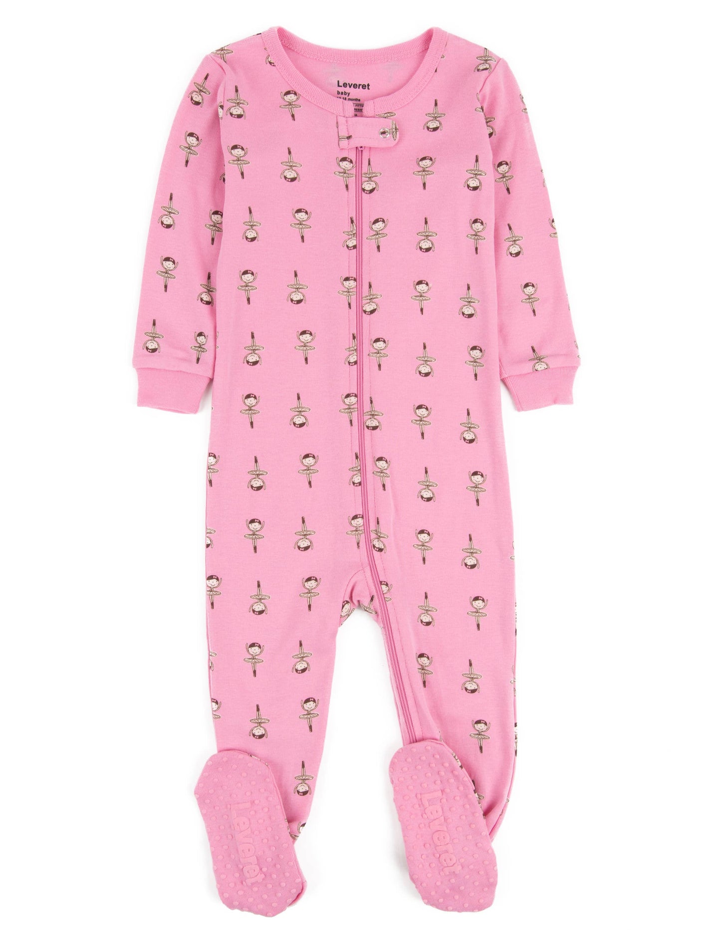 Ballerina Pajamas - Kids Footed Cotton Pajama